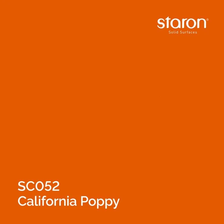 Декор Staron Solid California Poppy