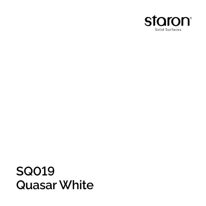 Декор Staron Quasar White